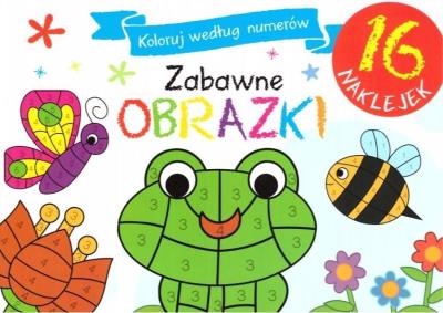 Okładka książki Zabawne obrazki. Koloruj według numerów