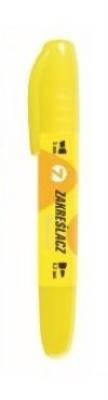 Opakowanie Zakreślacz dwustronny żółty końcówka okragła/ścięta KW510-Y2
