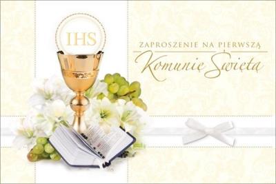 Opakowanie Zaproszenie Komunia Z. C6-363 (10szt.)
