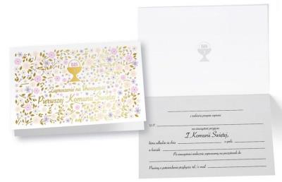 Opakowanie Zaproszenie PMZ-088 Komunia (5 szt.)