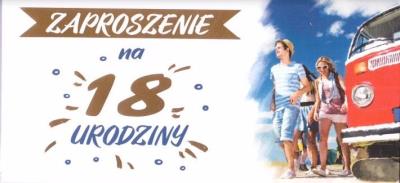 Opakowanie Zaproszenie Urodziny Z116 (10 szt.)