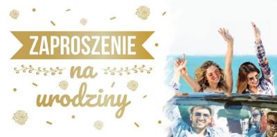 Opakowanie Zaproszenie Urodziny Z123 (10 szt.)