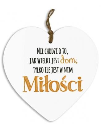 Opakowanie Zawieszka Serce 10-Ile miłości