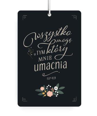 Opakowanie Zawieszka zapachowa - Wszystko mogę