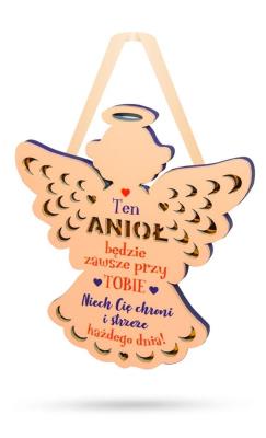 Opakowanie Zawieszka ZOS-001 Anioł zawsze przy Tobie