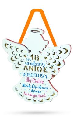 Opakowanie Zawieszka ZOS-010 Anioł na osiemnastkę