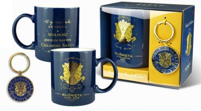 Opakowanie Zestaw kubek + brelok Astro-Bliźnięta