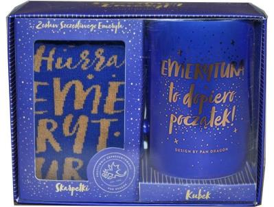 Opakowanie Zestaw kubek + skarpety Emerytura