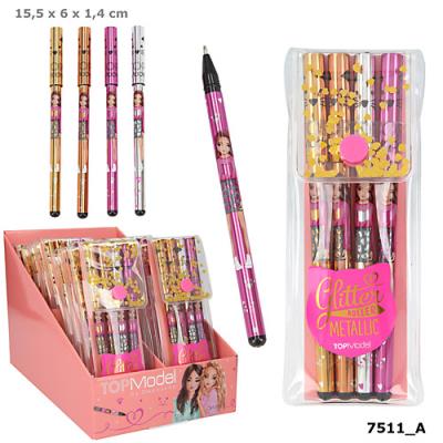 Opakowanie Zestaw metalicznych żelopisów TOPModel 7511A