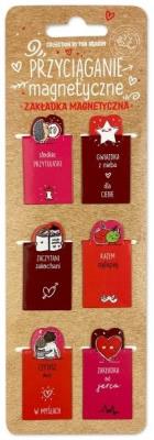 Opakowanie Zestaw zakładek magnetycznych Walentynki