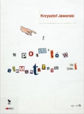 Okładka książki 10 poematów elementarnych dla dzieci