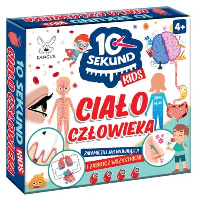 10 Sekund Kids Ciało Człowieka. Wydawca: Kangur. SmakLiter.pl Opakowanie 10 Sekund Kids Ciało Człowieka
