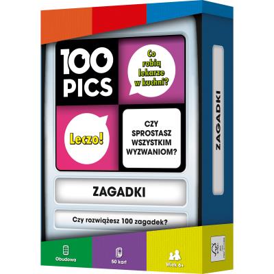 100 Pics: Zagadki. Wydawca: Rebel. SmakLiter.pl Opakowanie 100 Pics: Zagadki