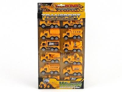 Opakowanie 12 aut budowlanych