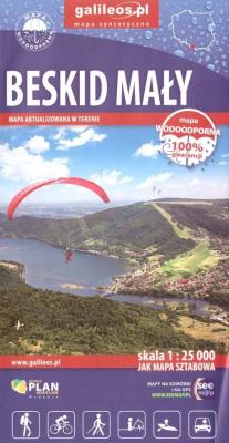 18 Beskid Mały - 1 : 25 000 - mapa syntetyczna. Autor: Opracowanie zbiorowe. SmakLiter.pl Okładka książki 18 Beskid Mały - 1 : 25 000 - mapa syntetyczna