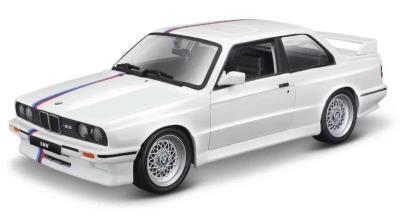 Opakowanie 1988 BMW 3 Series M3 white 1:24 BBURAGO