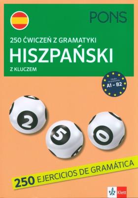 Okładka książki 250 ćwiczeń z hiszpańskiego. Gramatyka w.4