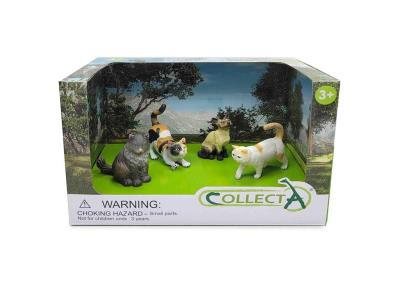 4 psc Cats Boxed Set. Wydawca: Collecta. SmakLiter.pl Opakowanie 4 psc Cats Boxed Set