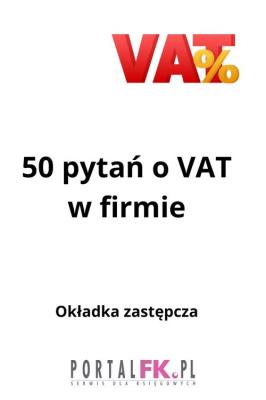 Okładka książki 50 pytań o VAT w firmie