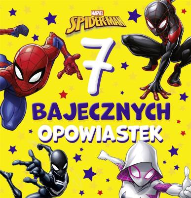Okładka książki 7 bajecznych opowiastek. Marvel Spider-Man