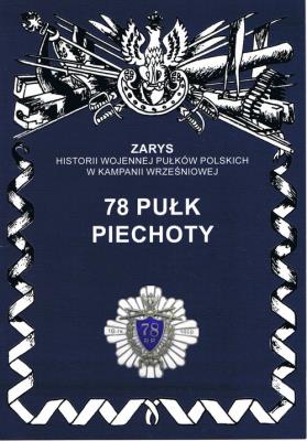 Okładka książki 78 pułk piechoty