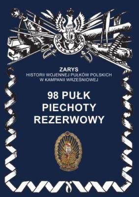 Okładka książki 98 pułk piechoty rezerwowy