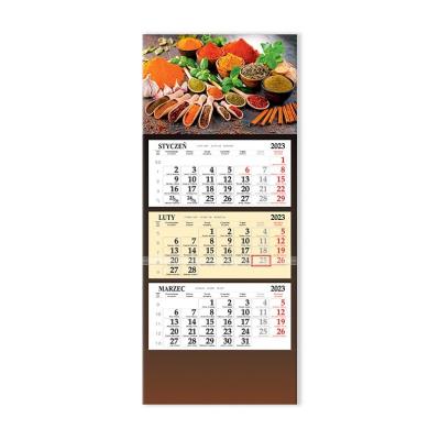 Opakowanie Kalendarz 2022 Trójdzielny SB6 przyprawy