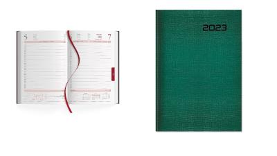 Opakowanie Kalendarz 2022 Dzienny A5 2022 Zieleń SK2