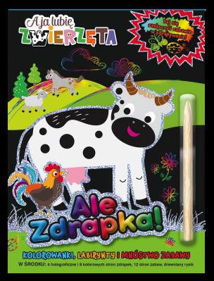 Okładka książki A ja lubię zwierzęta. Ale zdrapka!