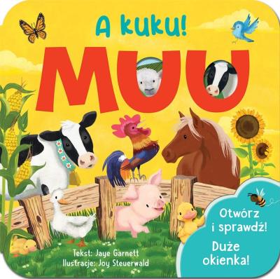 A kuku! Muu. Autor: Jaye Garnett. SmakLiter.pl Okładka książki A kuku! Muu