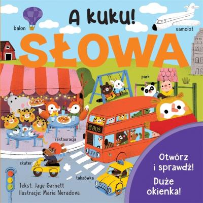 A kuku! Słowa. Autor: Jaye Garnett. SmakLiter.pl Okładka książki A kuku! Słowa
