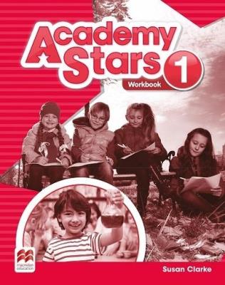 Academy Stars 1 WB + kod online MACMILLAN. Autor: Clarke Susanna. SmakLiter.pl Okładka książki Academy Stars 1 WB + kod online MACMILLAN