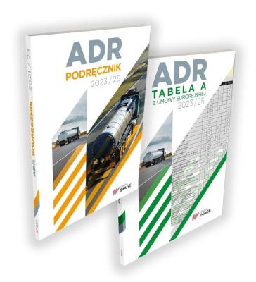 ADR 2023-2025 podręcznik + tabela A. Autor:   Praca zbiorowa. SmakLiter.pl Okładka książki ADR 2023-2025 podręcznik + tabela A
