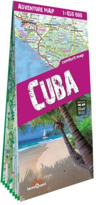 Okładka książki Adventure map Cuba 1:650 000 lam w.2024