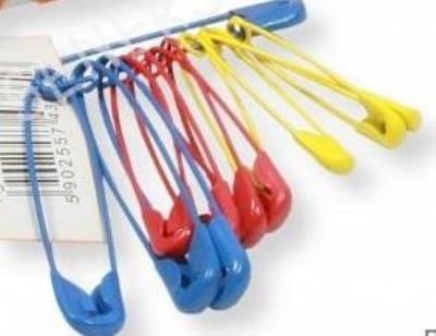 Opakowanie Agrafki mix kolorów 24szt