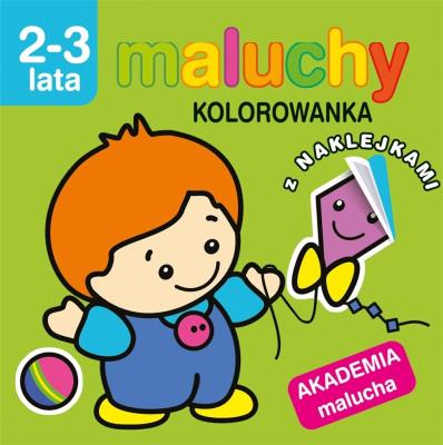 Okładka książki Akademia malucha. Maluchy.Kolorowanka z naklejkami