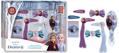 Akcesoria do włosów Frozen 14 elementów WD21618. Wydawca: Kids Euroswan. SmakLiter.pl Opakowanie Akcesoria do włosów Frozen 14 elementów WD21618