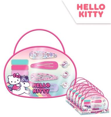 Akcesoriów do włosów Hello Kitty 12 elementów HK50098. Wydawca: Kids Euroswan. SmakLiter.pl Opakowanie Akcesoriów do włosów Hello Kitty 12 elementów HK50098