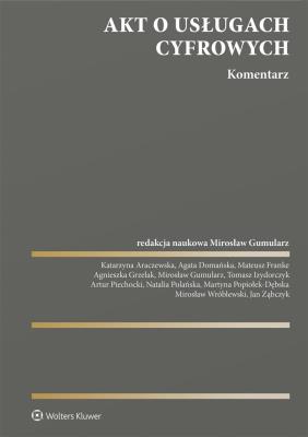 Okładka książki Akt o usługach cyfrowych. Komentarz