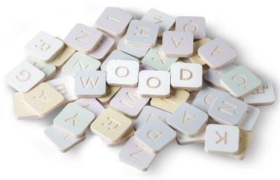 Opakowanie Alabet kolorowy - klocki do nauki liter