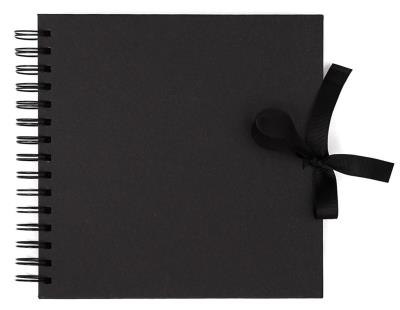 Opakowanie Album do zdobienia 20,5x20,5cm/40K czarny