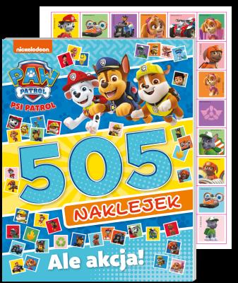 Okładka książki Ale akcja! Psi Patrol. 505 naklejek