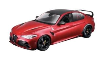 Opakowanie Alfa Romeo Giulia GTAM Metal Red 1:18 BBURAGO