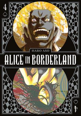 Alice in Borderland. Tom 4. Autor: Haro Aso. SmakLiter.pl Okładka książki Alice in Borderland. Tom 4
