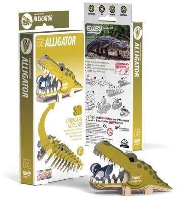 Opakowanie Aligator Eugy. Eko Układanka 3D