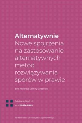 Okładka książki Alternatywnie. Nowe spojrzenia na zastosowanie...