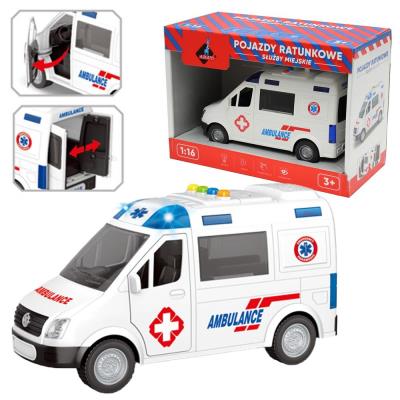 Ambulans z otwieranymi drzwiami. Wydawca: Askato. SmakLiter.pl Opakowanie Ambulans z otwieranymi drzwiami
