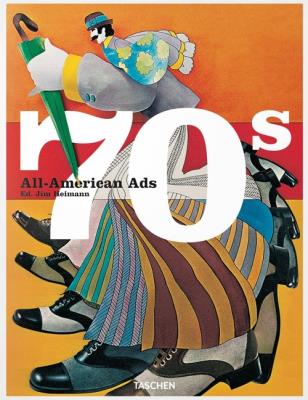 American Ads 70. Autor: Steven Heller. SmakLiter.pl Okładka książki American Ads 70