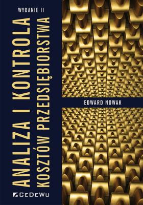 Okładka książki Analiza i kontrola kosztów przedsiębiorstwa