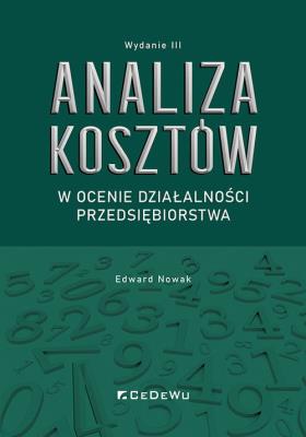 Okładka książki Analiza kosztów w ocenie działalności... w.3